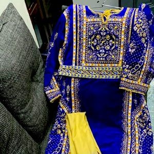 Handmade Thoub size medium blue